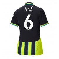 Manchester City Nathan Ake #6 Fußballbekleidung Auswärtstrikot Damen 2024-25 Kurzarm